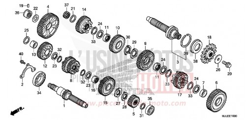 GETRIEBE (NC750S/SA) NC750SAE de 2014